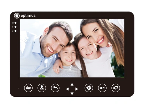 Видеодомофон Optimus VM-7.1 (Черный)